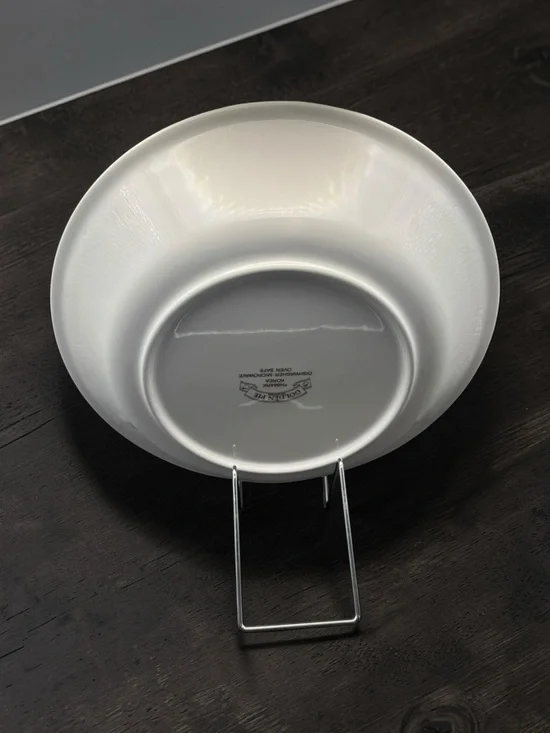 Vintage Ceramic Cherry Pie Plate Dish w/ Recipe Himark Golden Collection Korea - Picture 8 of 12